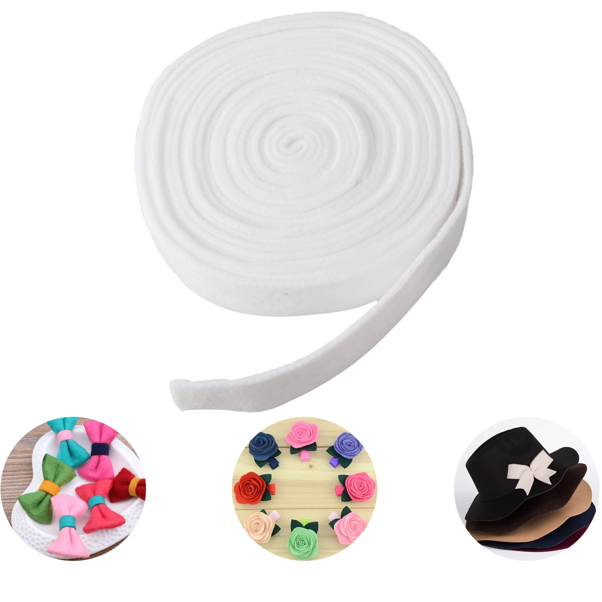 

Wool Felt 5M Craft Decorations for Christmas Tree naments DIY Christmas Tree Ribbon Bows Wreaths Home Garden Showcases