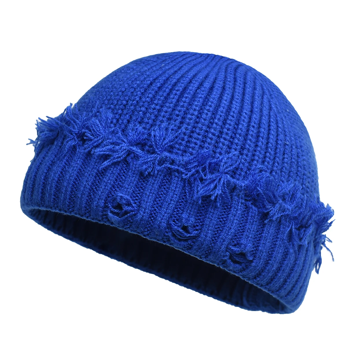 Winter Hat Women Harajuku Knitted Beanies Fashion Warm Caps Autumn Hip Hop Bonnet Hole Skullies Unisex Basic Cap