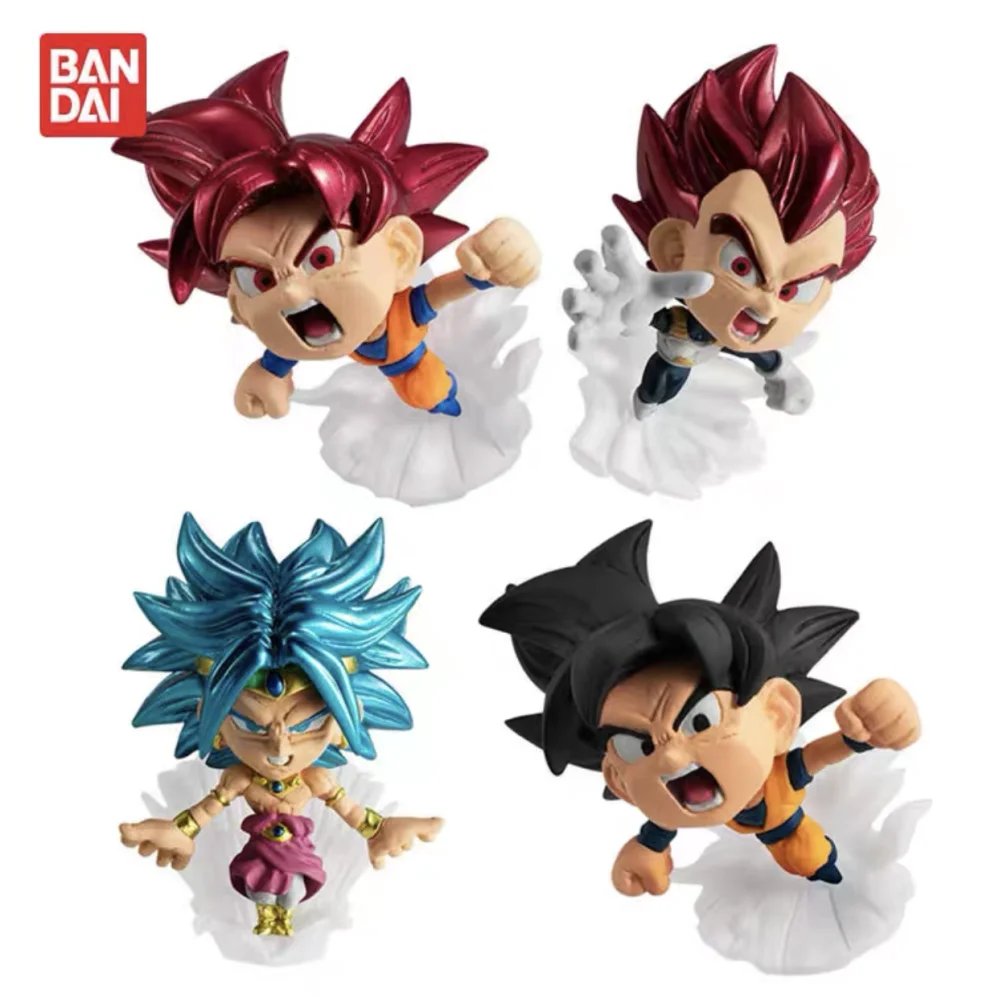 

Collectible Dragon Ball Gashapon - Super Warrior Figure Goku, Broly & Vegeta Mini Ornament Toy
