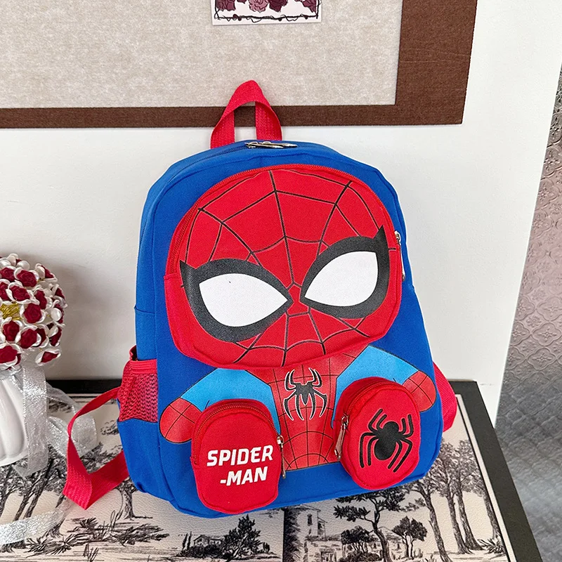 

Spider Man Backpack Super Heroes Cartoon Kindergarten Children Schoolbag 3d Large Capacity Cool Student Backpack Holiday Gifts