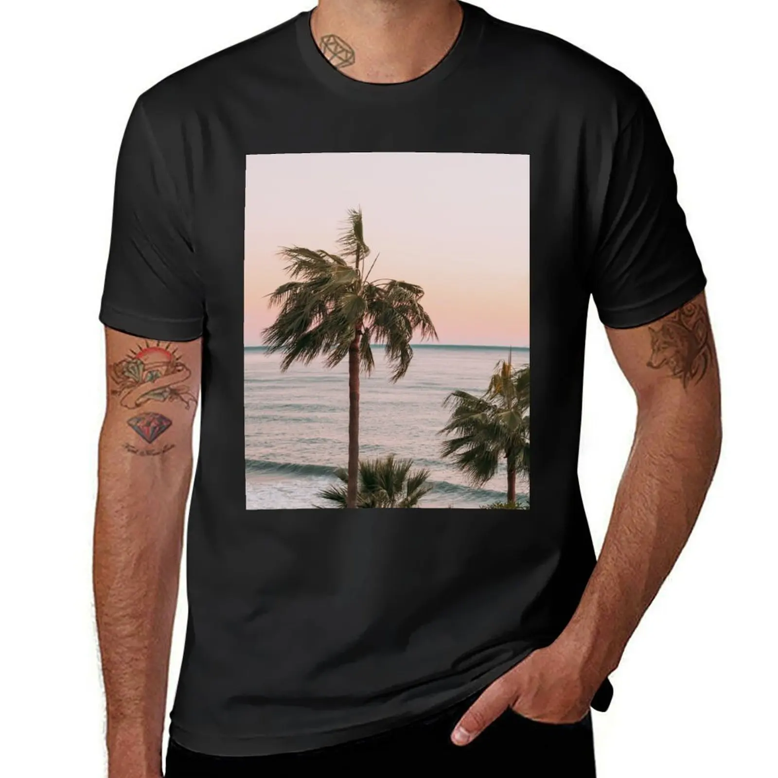 

Palm, Summer, Neutral, Beach art, Tropical, Fashion art, Modern art, Wall Print, Minimalistic, Modern T-Shirt