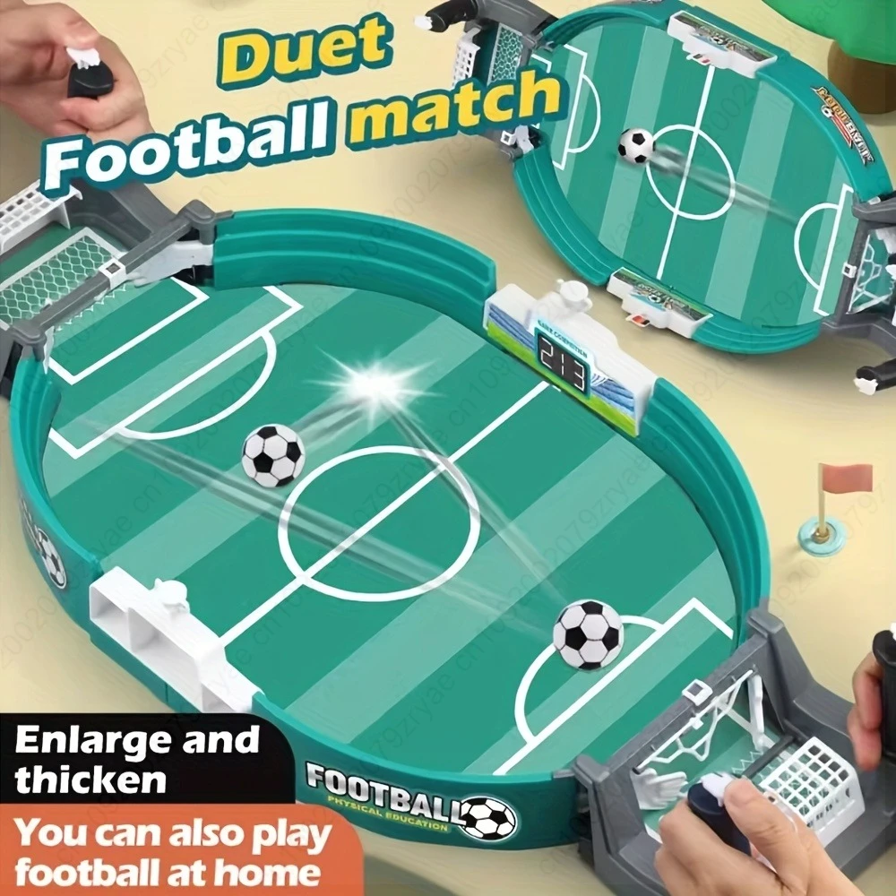 Brinquedo de jogo de mesa de futebol com 2 bolas - brinquedos educativos para crianças com presente de 2 bolas