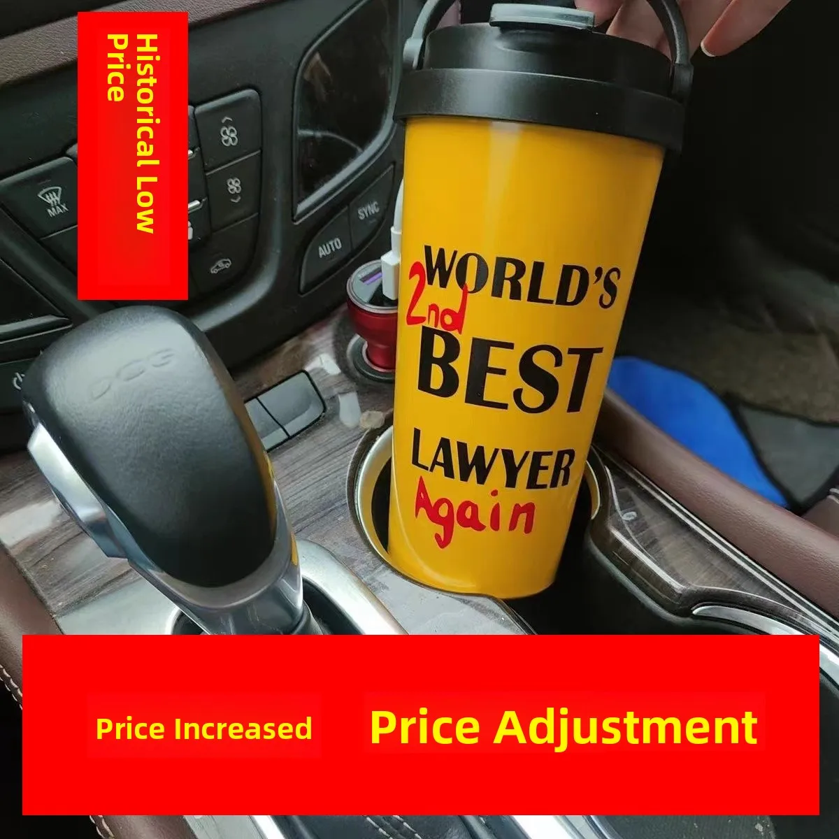 

Better Call Saul Yellow Stainl Steel Water Cup Coffee Cup Insulated Thermal Double Sided American Sle Universal Use