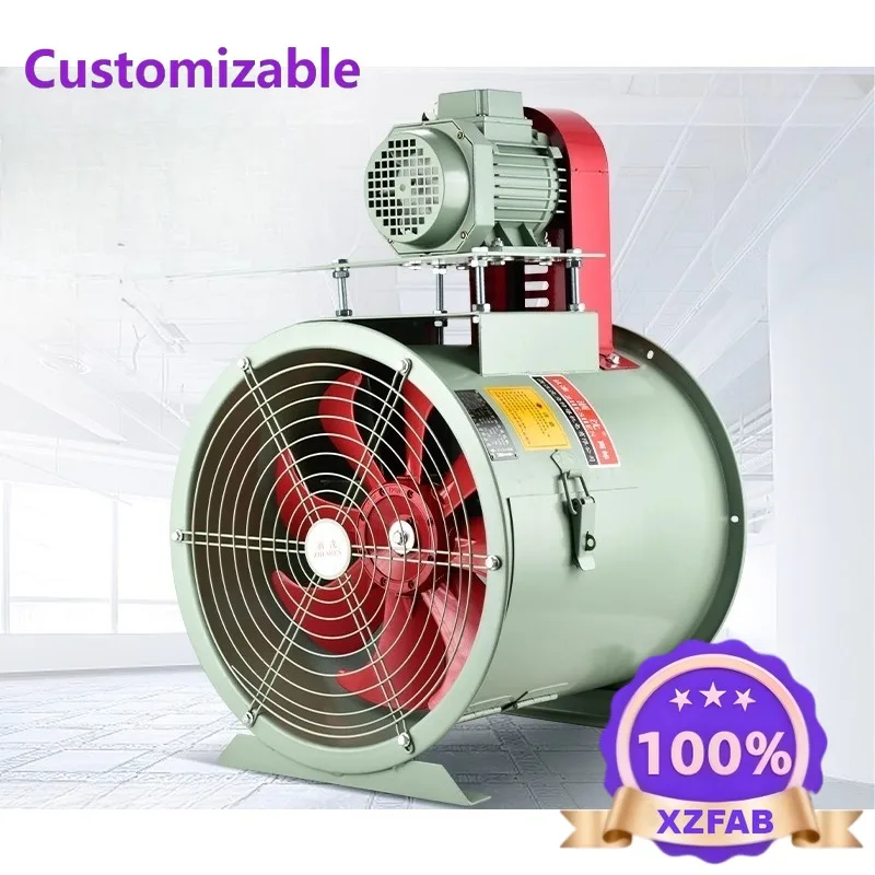 Factory Direct 2026 KT40 external motor axial flow fan high temperature spray paint room dedicated pipeline water curtain indust