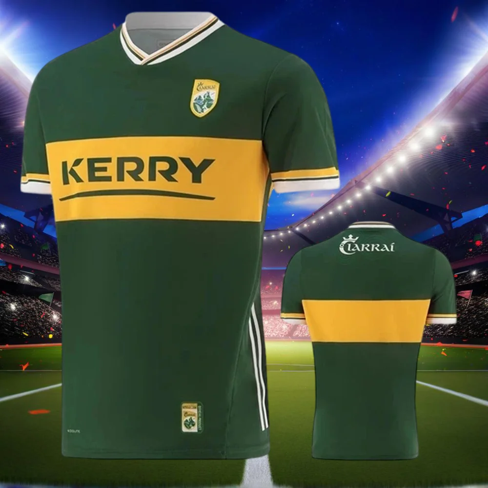 

2025 GAA Jersey Antrim Kildare Monaghan Louth Kilkenny Offaly Tipperary Donegal Ireland Gaa Tshirt Kids and Adults Tops Clothing