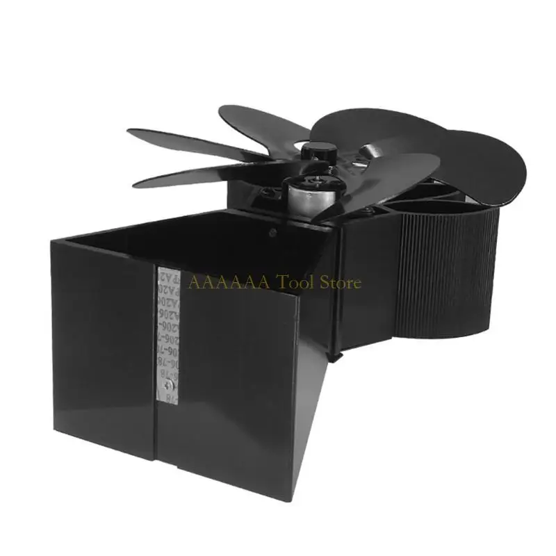 

A2BE мини -камин вентилятор 6 лезвие тепловая печь вентилятор вентилятор