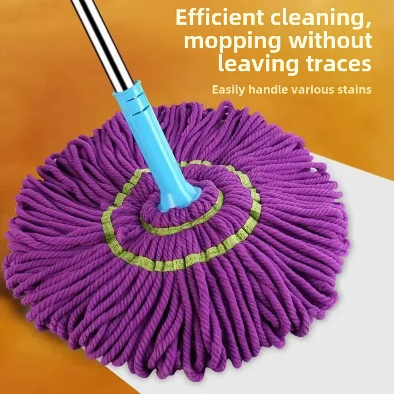 Easy Self Wringing Twist Mop,Microfiber Squeeze Mop,Replacement Mop Head,Dry ,Wet Mop For Hardwood,Tile & Floor Cleaning