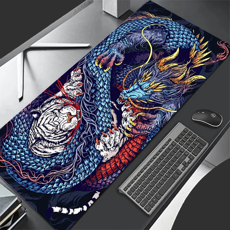 Mousepad Pattern Game Pad Rubber Cartoon Mouse Pad PC Accessories Desk Mat Non Slip Office Table Mat Gamer Dragon Keyboard Pad