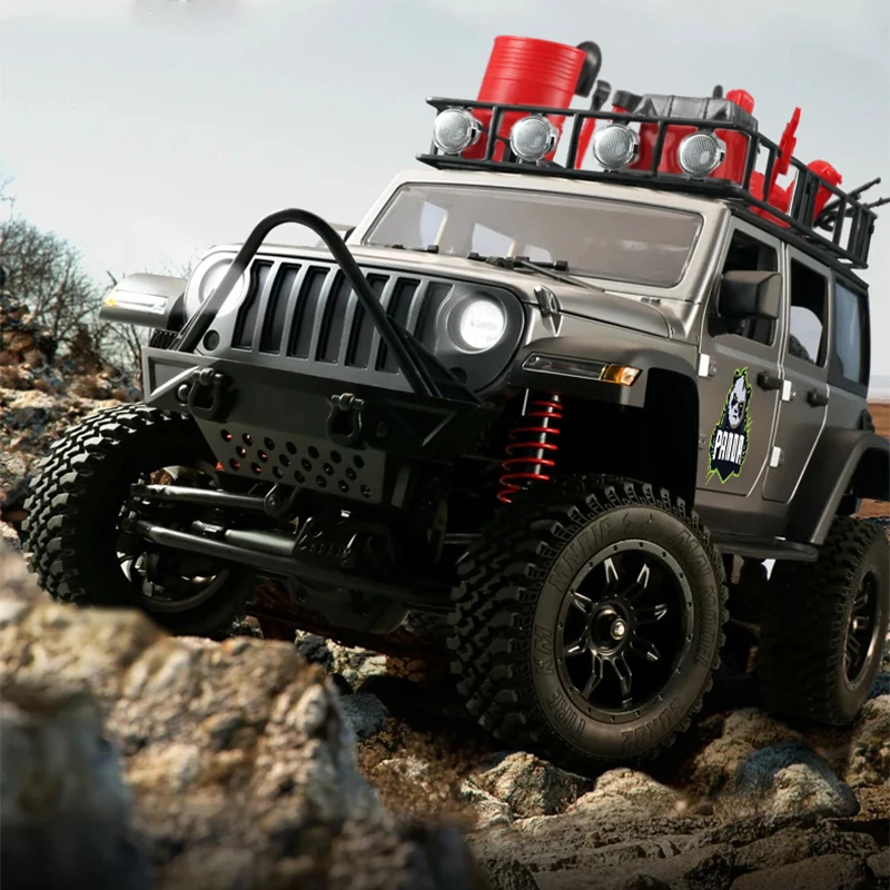 MN128 1/12 RC Auto 4WD Jeep Modello 2.4G Telecomando HA CONDOTTO LA Luce 4X4 Off Road 4WD Arrampicata RC Camion Elettrico Giocattolo Auto regalo per il Ragazzo