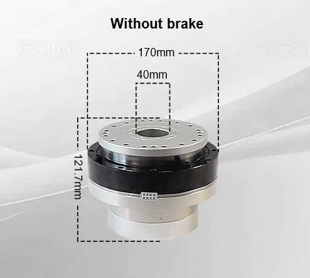 Novo design grande carga robô braço comum módulo oco robô comum atuador módulo motor