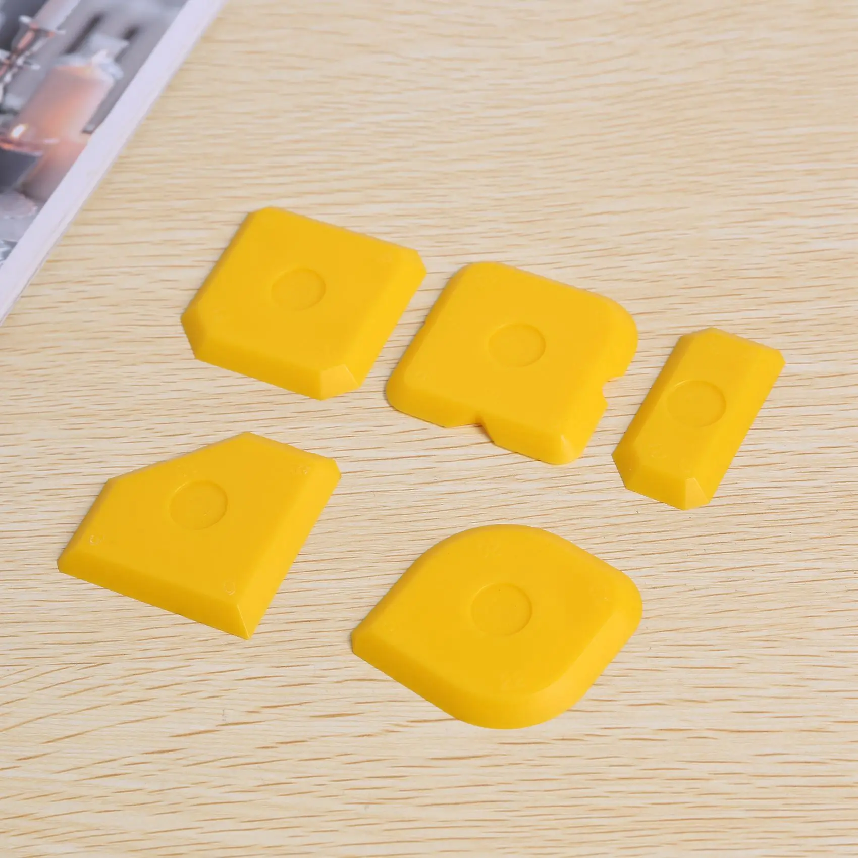 Abmo 50 pçs kit de ferramentas raspador conjunto reboco alisamento espátula rejunte removedor silicone conjunta enchimento alisamento espátula