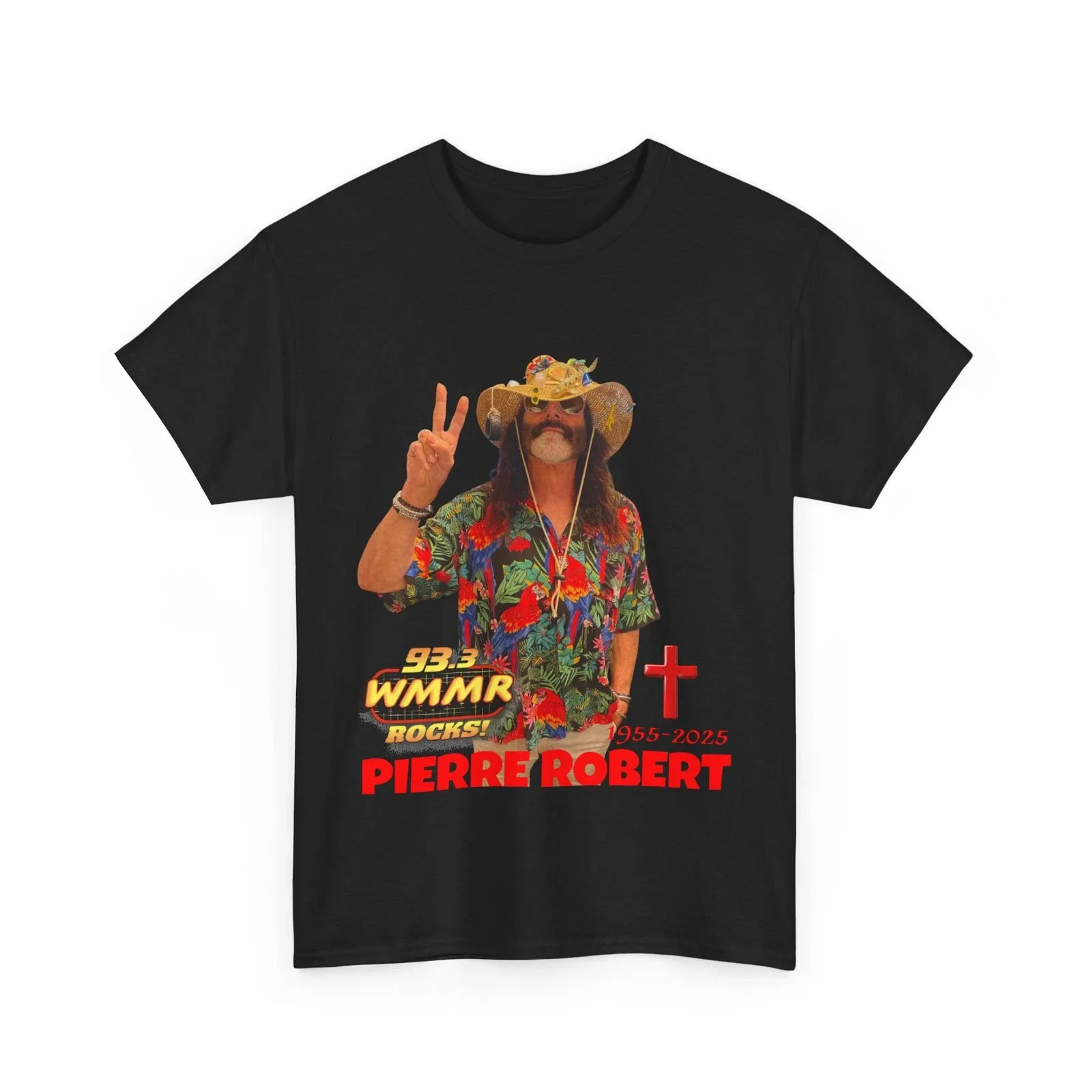 

REMEMBERING Pierre Robert 1955-2025 T Shirt Black All Size men