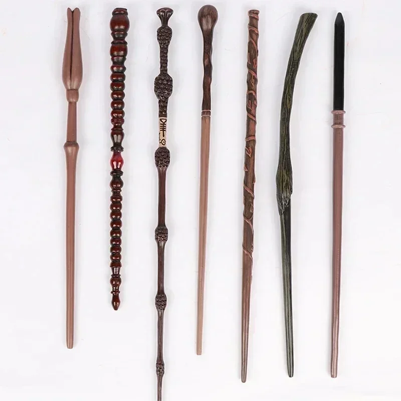 

26 Kind of Cosplay Magic Wands Metal/Iron Core Children Magic Toy Wand Gift No Box Package Prop Stage Tricks Christmas gift