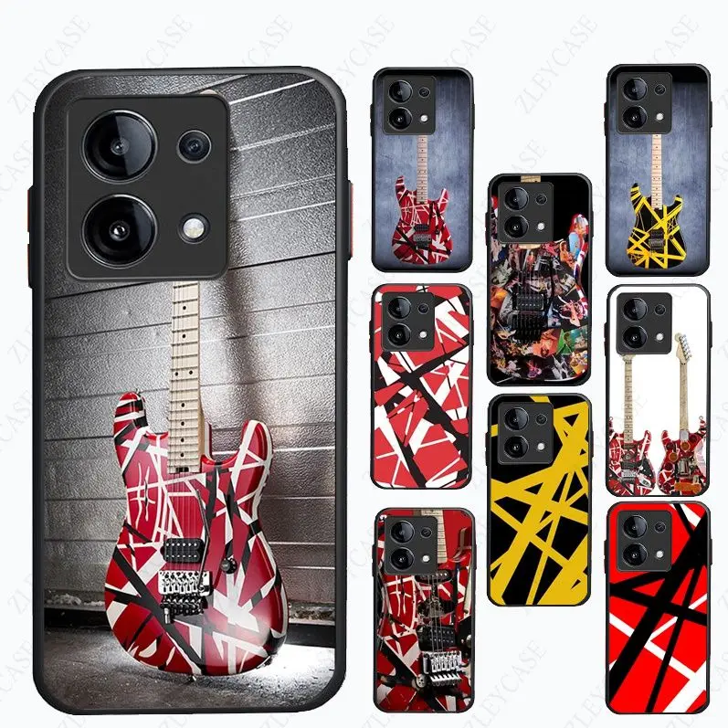 Phone Cover For xiaomi Redmi Note13pro note12pro 11pro 10pro 9pro 8pro K40 12C 9C 9s 9T 8T Cases Eddie Van Halen Graphic Guitar