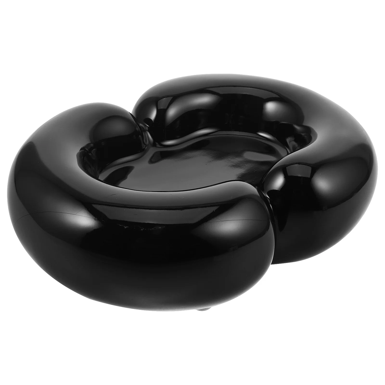 

Керамическая подставка для украшений черная, элегантная декоративная тарелка для колец, серег, ожерелий, браслетов, часов, ключей, органайзер для ювелирных изделий