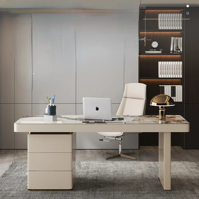 

Простой настольный компьютерный стол и стул, офисный учебный стол, итальянский домашний учебный стол