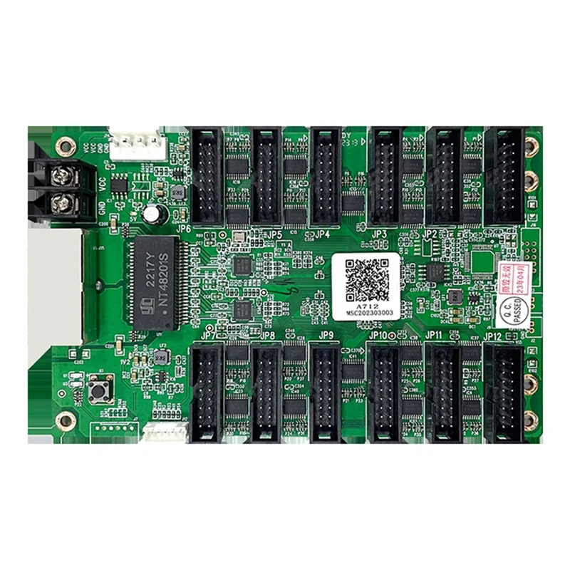 A712 بطاقة الاستقبال وحدة تحكم جدار الفيديو شاشة عرض LED RGB مصفوفة HBU75 بطاقة التحكم وحدة الألوان الكاملة