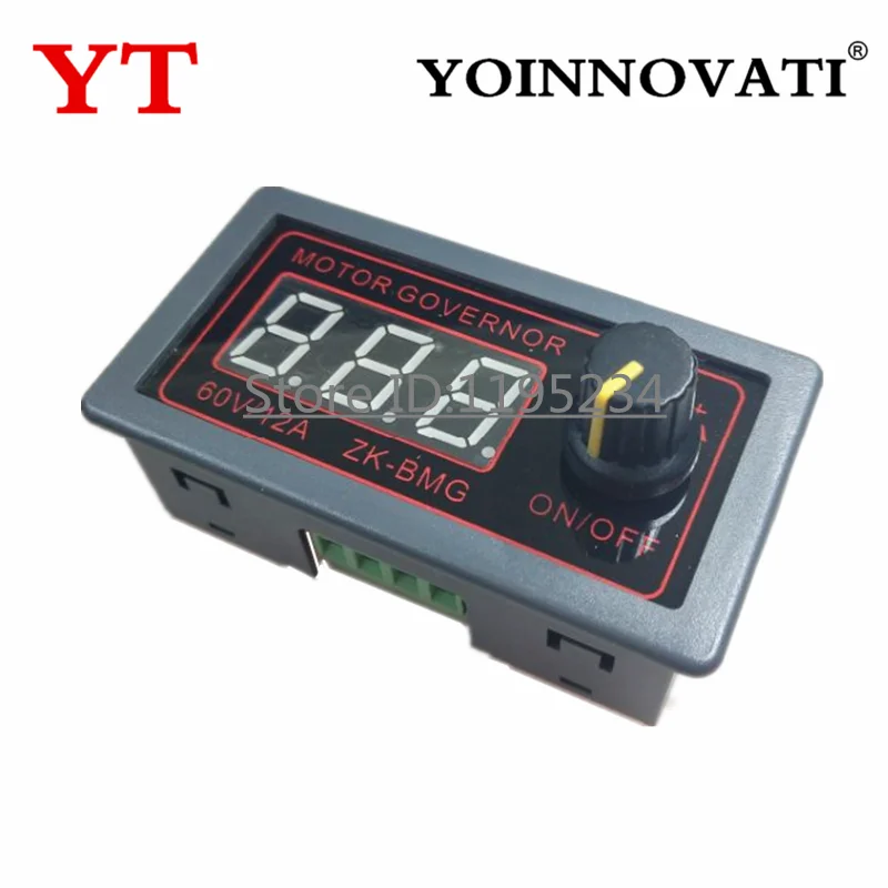 ZK-BMG 9-60V PWM regulator silnika prądu stałego regulowany enkoder prędkości cyfrowy wyświetlacz cykl pracy maksymalna częstotliwość 15A/20A YOINNOVATI — zdjęcie produktu 3