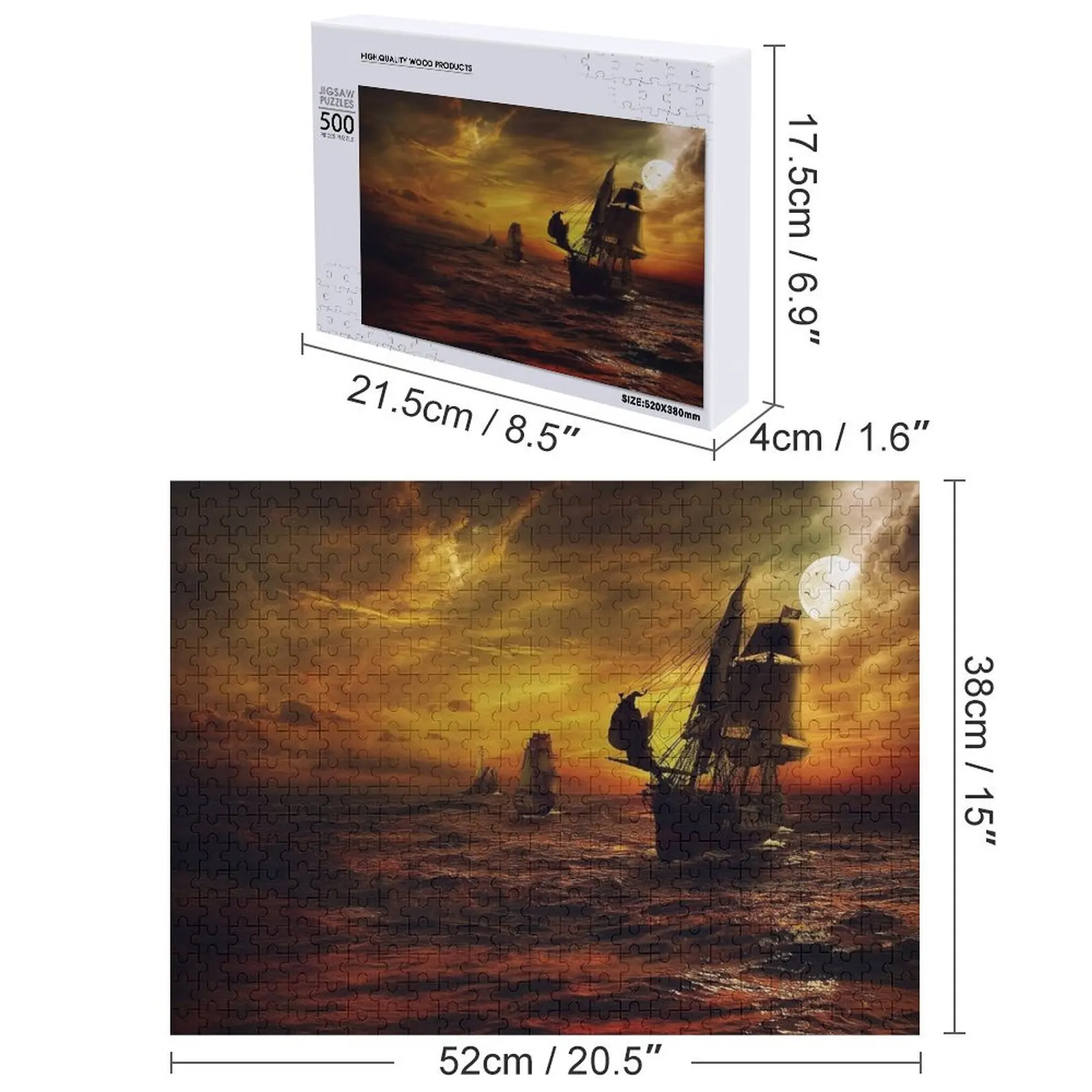Ships At Sea Jigsaw Puzzle Personalized Photo Gift Picture Personalized For Kids Puzzle
