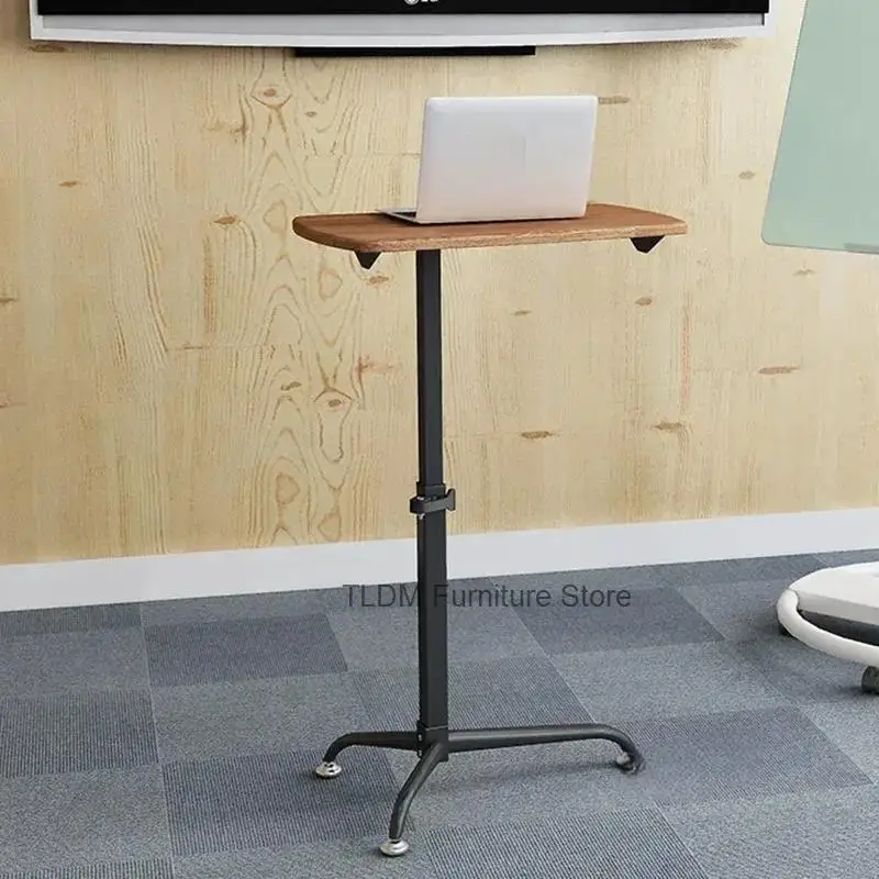 Standing Reception Desks Office Desk Church Pulpit Furniture Speech Podium Tables Teacher Lifting Training Lecture Desk e