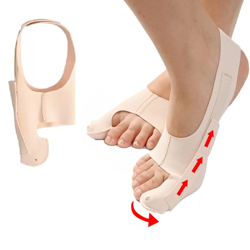 1PCS Adjustable Hallux Valgus Corrector Sleeves, Adjustable Pull Strap Bunion Corrector