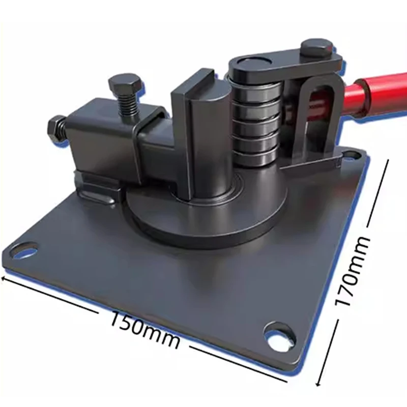Manual Bending Machine, Flat-Bed Bending Machine, Quick-Release Aluminum and Iron Bending Attachment, Suitable for 3x40/5x60 Fla