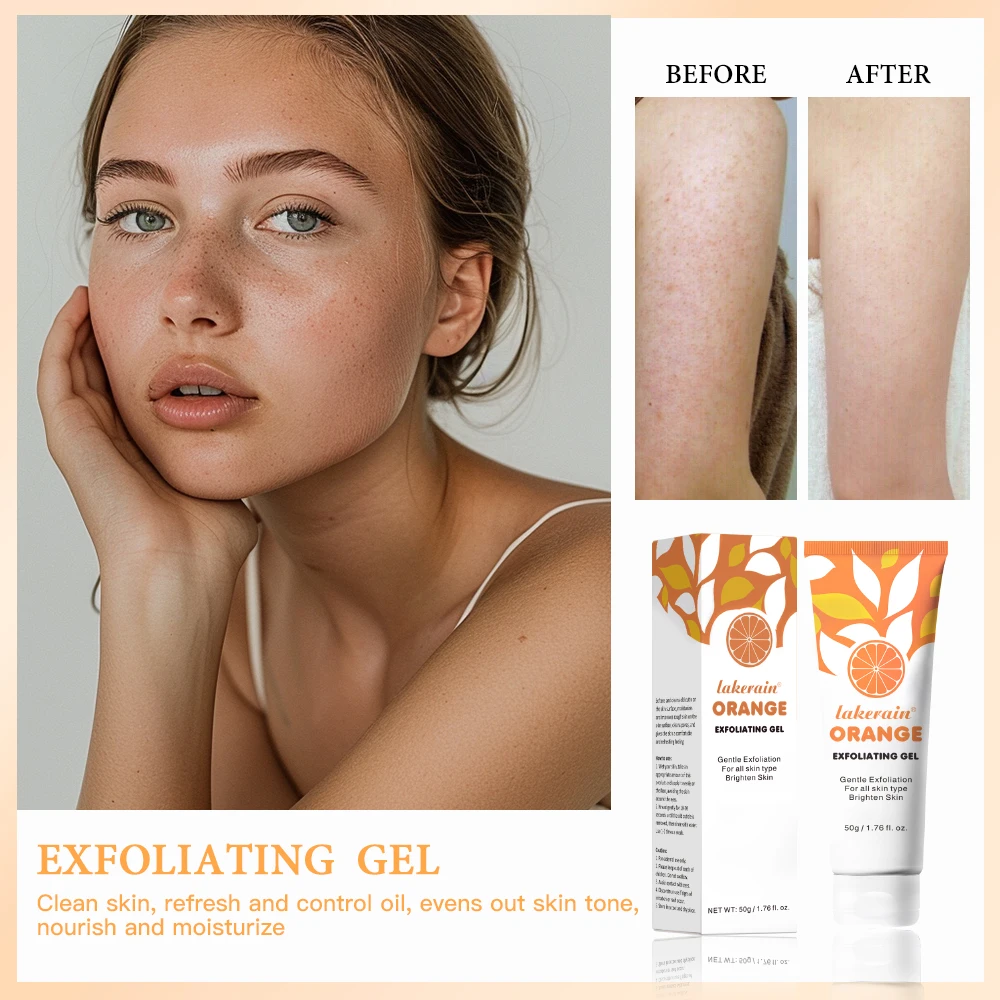 Exfoliating Gel Scrub Face Body Skin Peeling Gel Face Scrub Deep Cleansing Moisturizing Facial Exfoliator Refreshing Oil Control