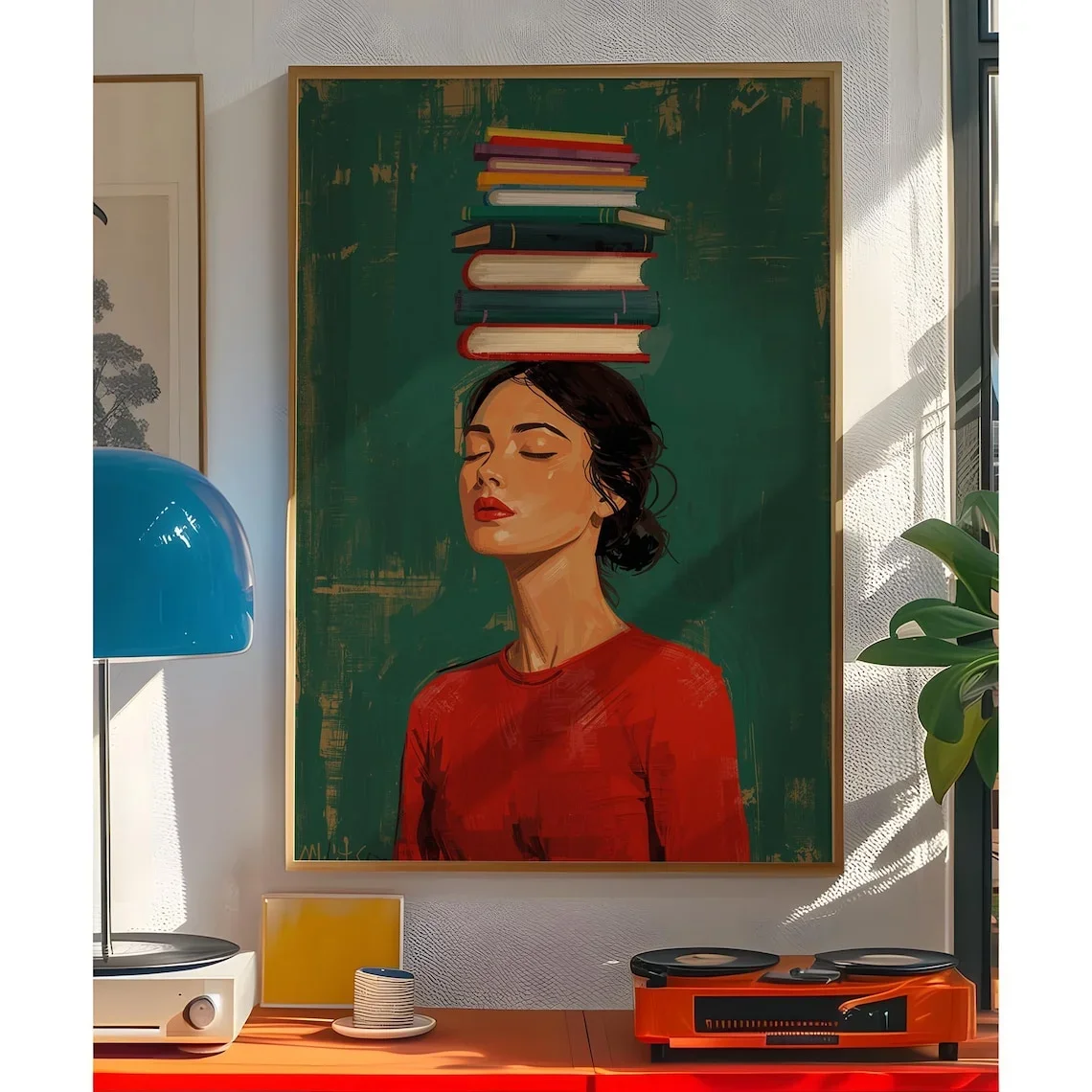 1pc frameless Canvas Painting 