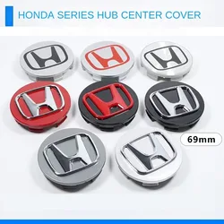 58MM/69MM Car Wheel Center Hub Center Cap Rim Hub Emblemem Dustproof Cover For Honda Accord CRV XRV Civic Odyssey CITY Mugen