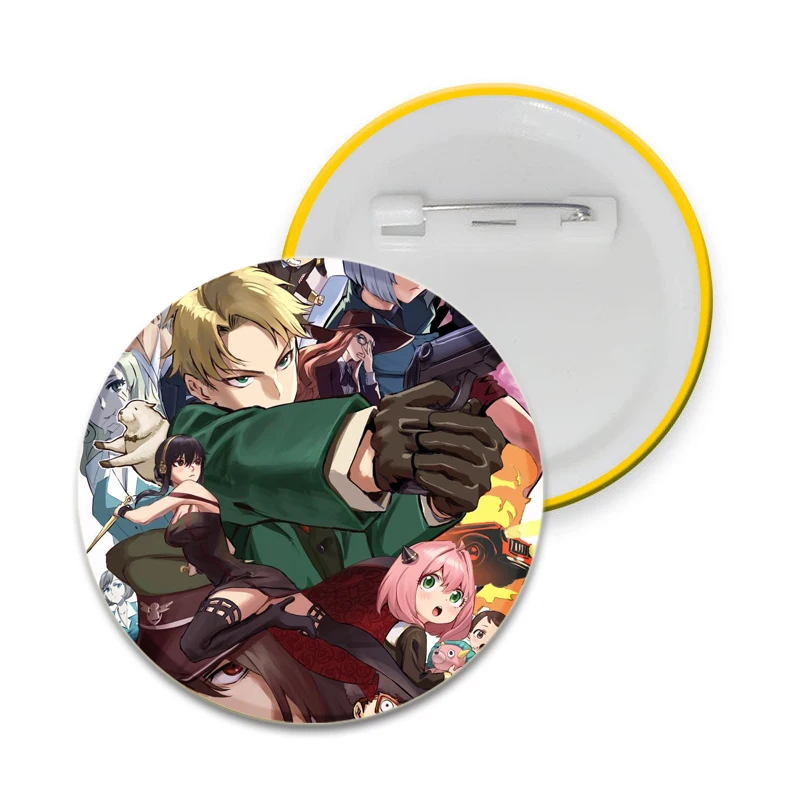 32/44/58mm Hot Anime SPY X FAMILY Brooch Anya Forger Yor Forger  Cosplay Pins Clothes Bags Accessories Gifts