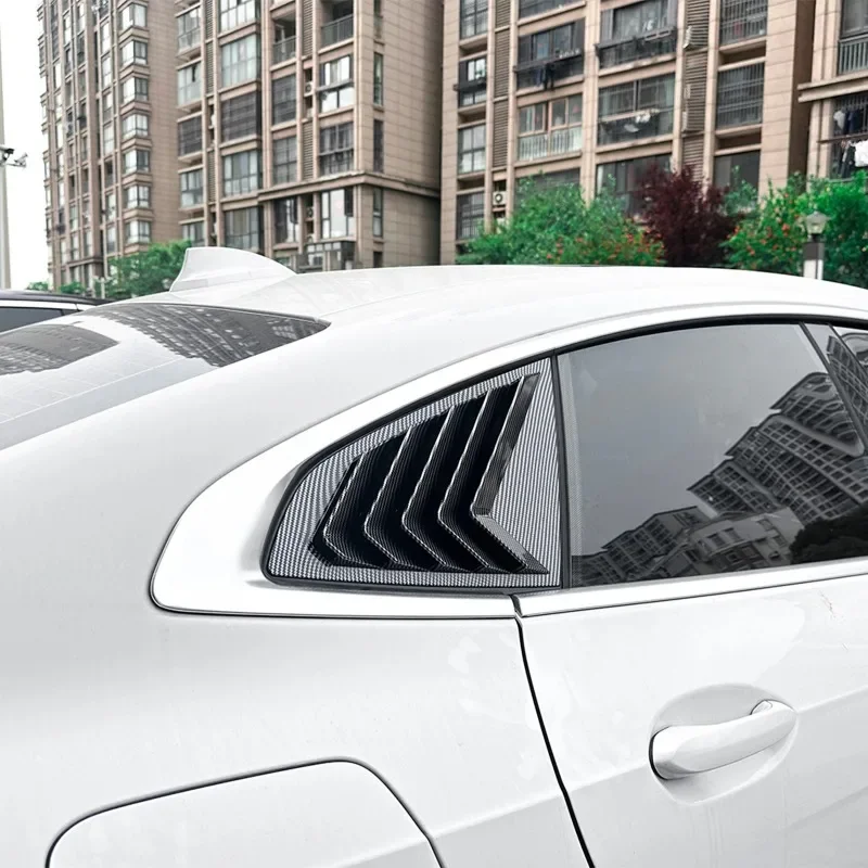 

For BMW 2 Series F44 2020-2023 ABS Carbon Fiber Car Rear Side Window Louver Shutter Trim Cover Car Accessories