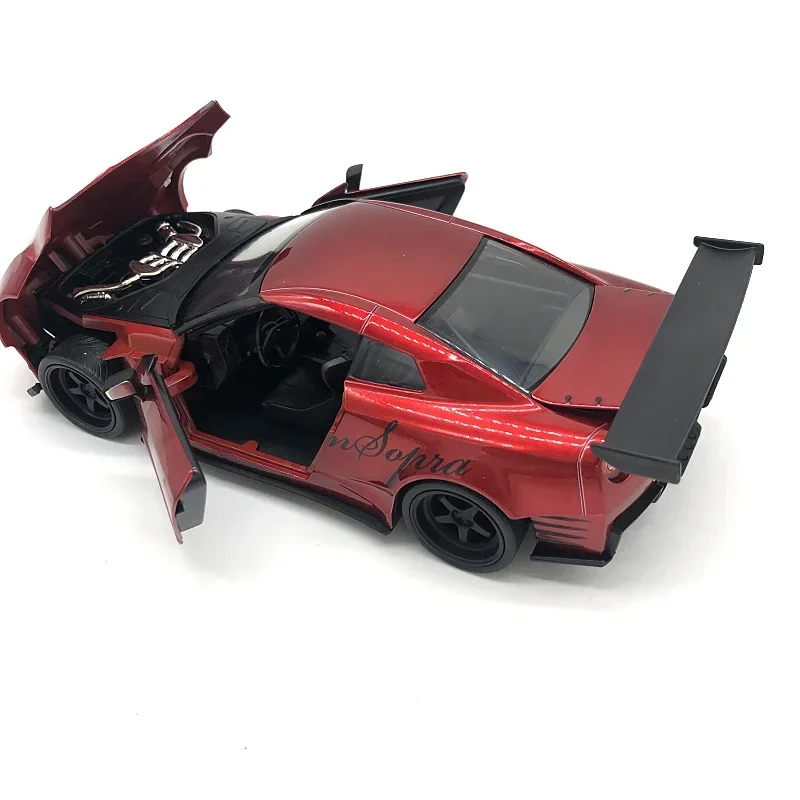 Jada 1:24 Fast and Furious Nissan GTR R35 Wide Body High Simulation Diecast Car Metalllegierung Modellauto Spielzeug für Geschenkkollektion