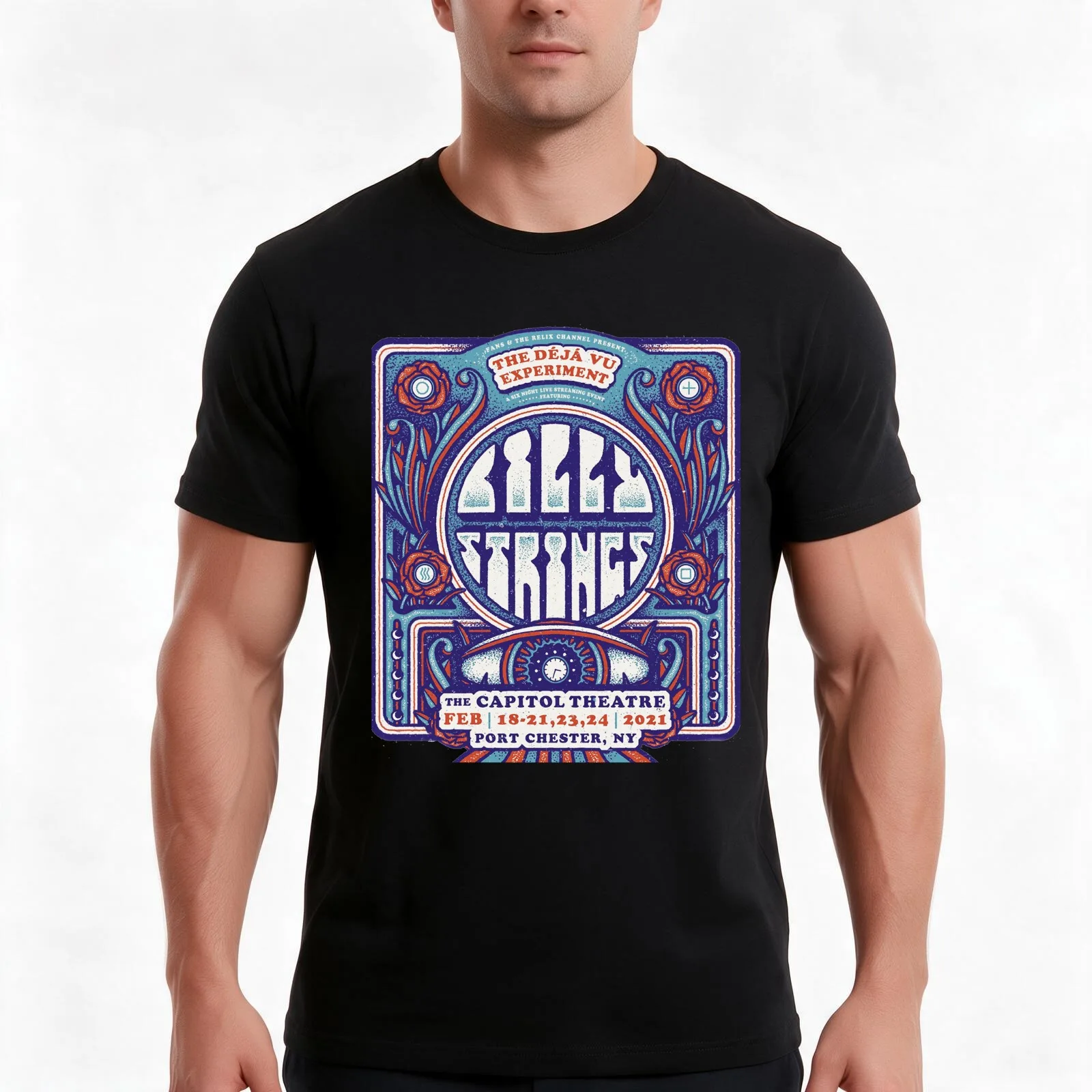 Billy Strings T-Shirt, Summer Casual Cotton Tee, Oversized Streetwear Tops, Vintage Graphic Print, Loose Fit Short Sleeve