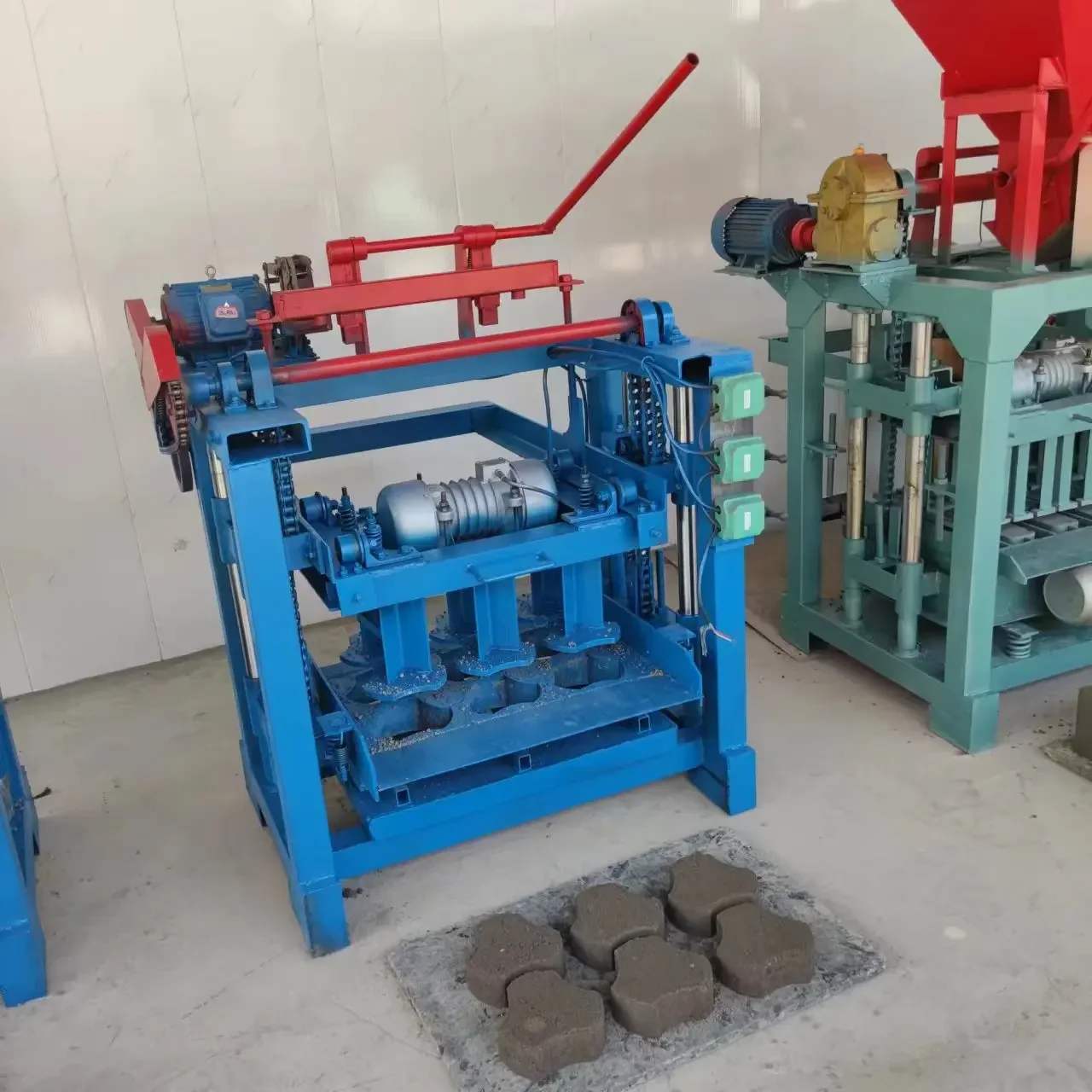 Automatic clay soil interlocking brick making machine press ecological bricks compressed earth blocks machines