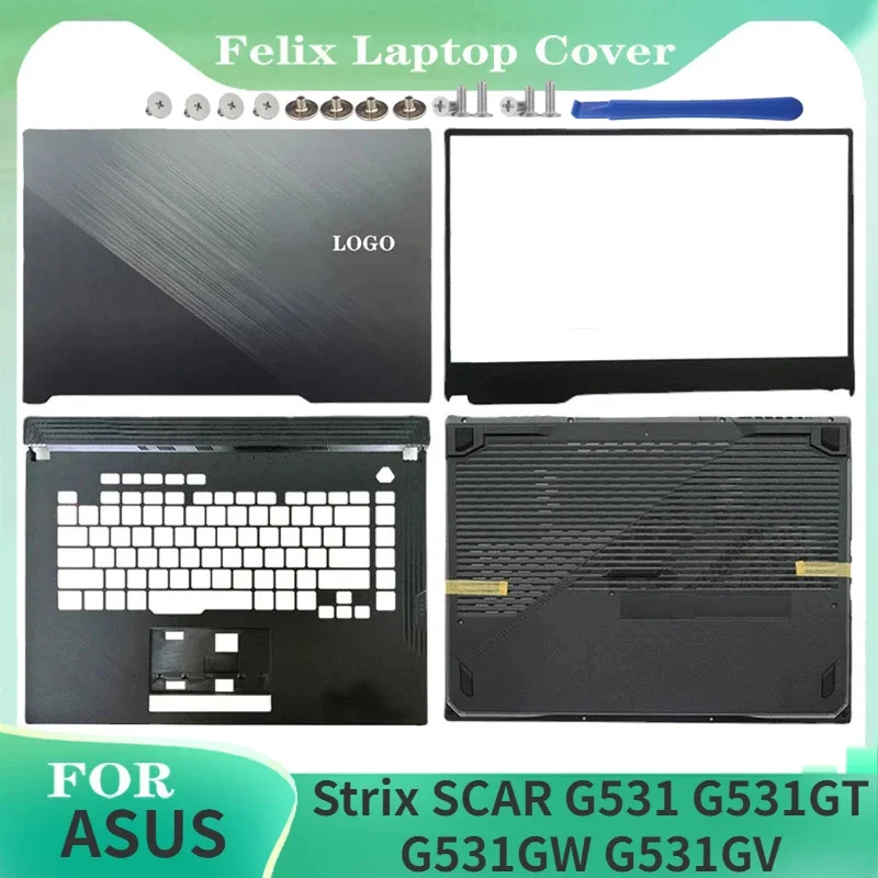 

NEW For ASUS ROG Strix SCAR G531 G531GT G531GW G531GV Laptop LCD Back Cover/Front Bezel/Palmrest/Bottom Case 8HA0H11 8HA0801