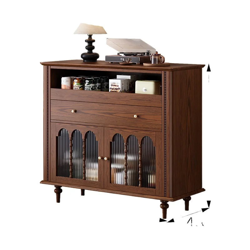 # Armoires de salon vintage haut de gamme, petite vitrine de style crème, mignonne et peu encombrante, meuble de maison vintage