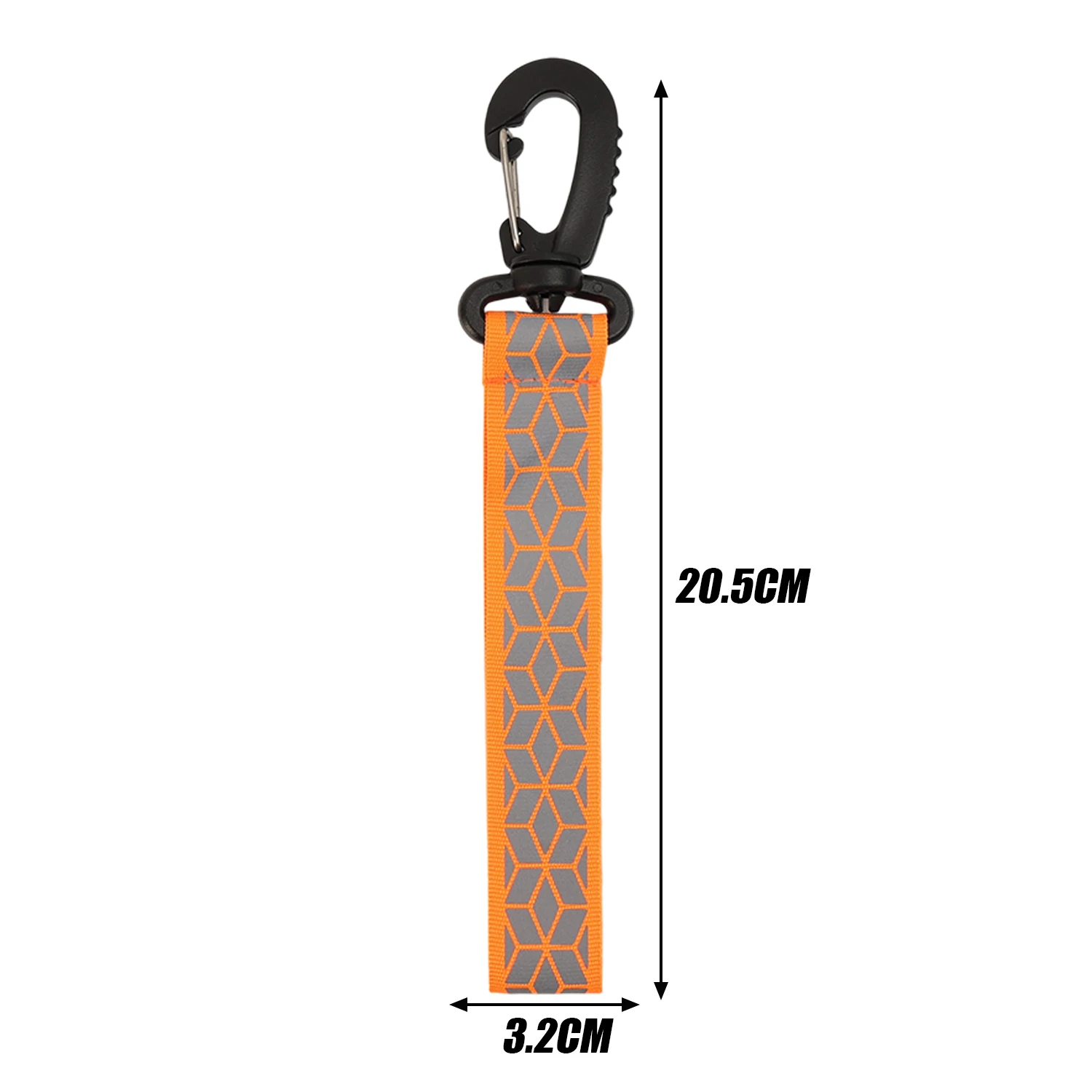 Reflective Safety Pendant Keychain, Multi-functional Accessory