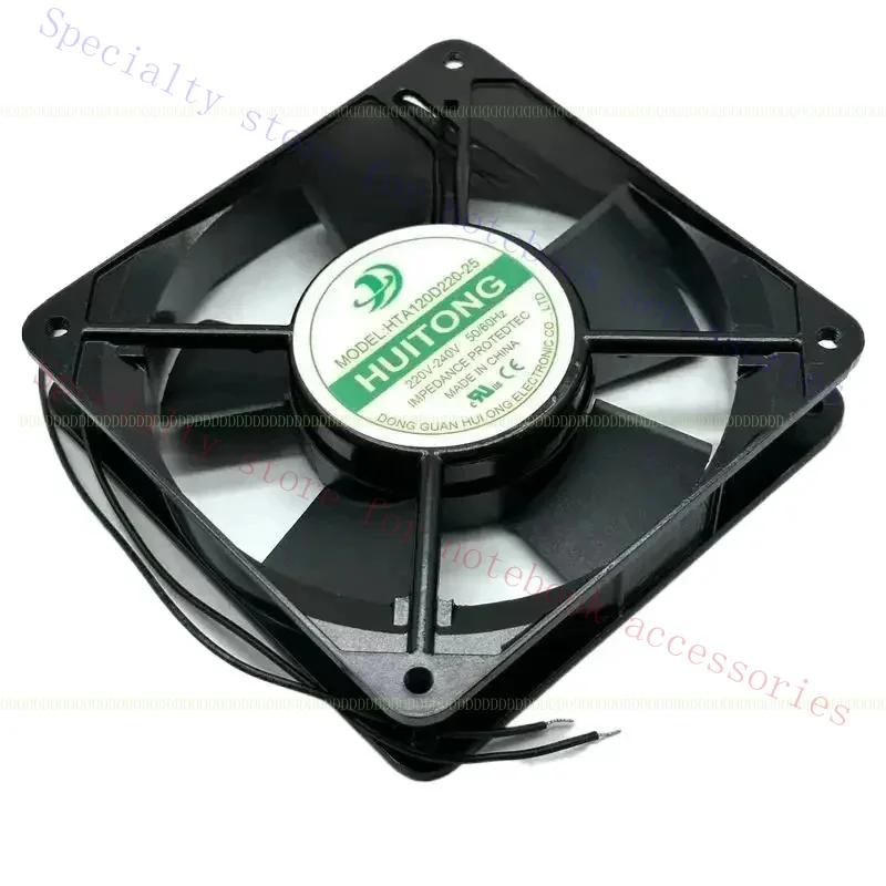 AAA+ A+ WAF Hui Tong HTA120D220-25 AC 220/240V 120X120X25Mm 2-Wire Server Cooling Fan