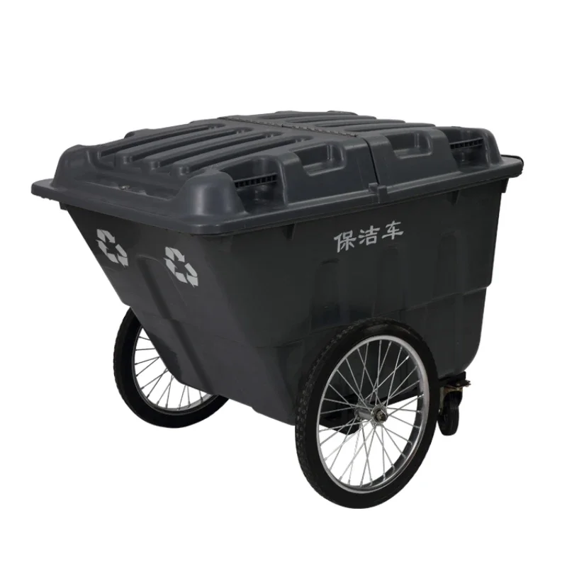 

400L/105.7 Gallon Wholesale Plastic Waste Bins Commercial Industrial Large Capacity Outdoor Trash Bin With Wheel