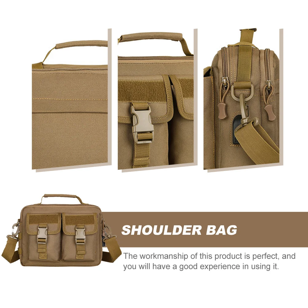 

Outdoor Fishing Bag Durable High-Density Large Capacity Angling Crossbody Tackle Organizer Sling Bag for Men Camping Jogging