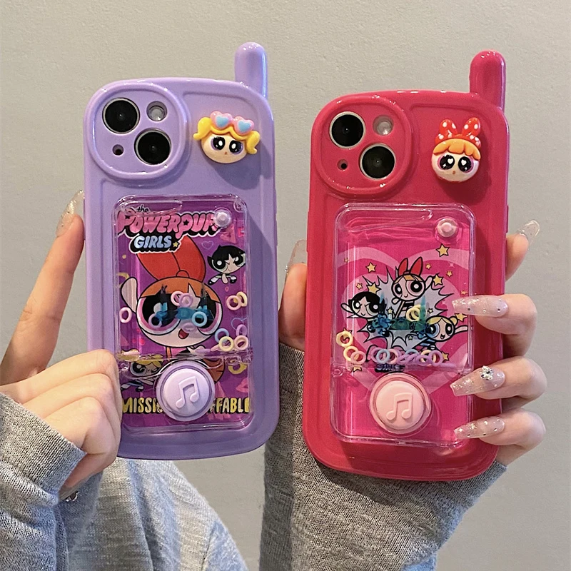 Cute Cartoon Powerpuff Girls Big Brother Cover Phone Case for Apple iPhone 11 12 13 14 15 Pro Max Soft Colorful Back Phone Case