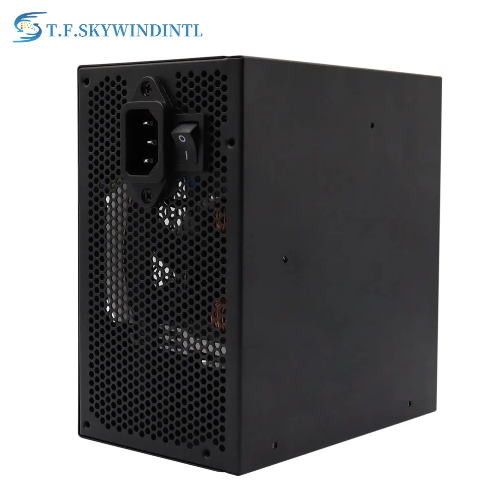 Imagem -02 - Skywindintl Fonte de Alimentação 1000w Pfc Ativo 80 Plus Atx Fonte de Alimentação para Computador de Mesa de Jogos Cpu Dupla t. f.