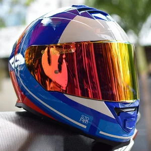 Motocicleta Capacete Substituir Lente Extra, Viseiras para LS2, FF320 Stream, FF353 Rapid, FF328, FF800, Black Iridium Silver 10 principais vendas viseira de capacete preta - №2