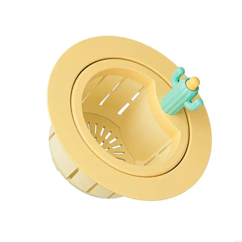 B0KC Cactus Sink Strainer Basket Kitchen Drain Filter for Kitchen Waste Collection
