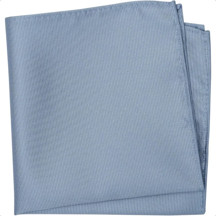 Set cravatta normale e fazzoletto da taschino da uomo in tinta unita, larghezza standard da 3,2 pollici