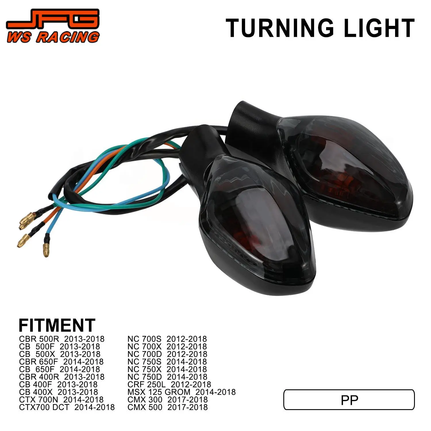 

Motorcycles Parts Turn Signal Light Indicator Blinker Flasher For Honda CBR 400R 500R 650F 2013-2018 CTX 700N NC 750X 2014-2018