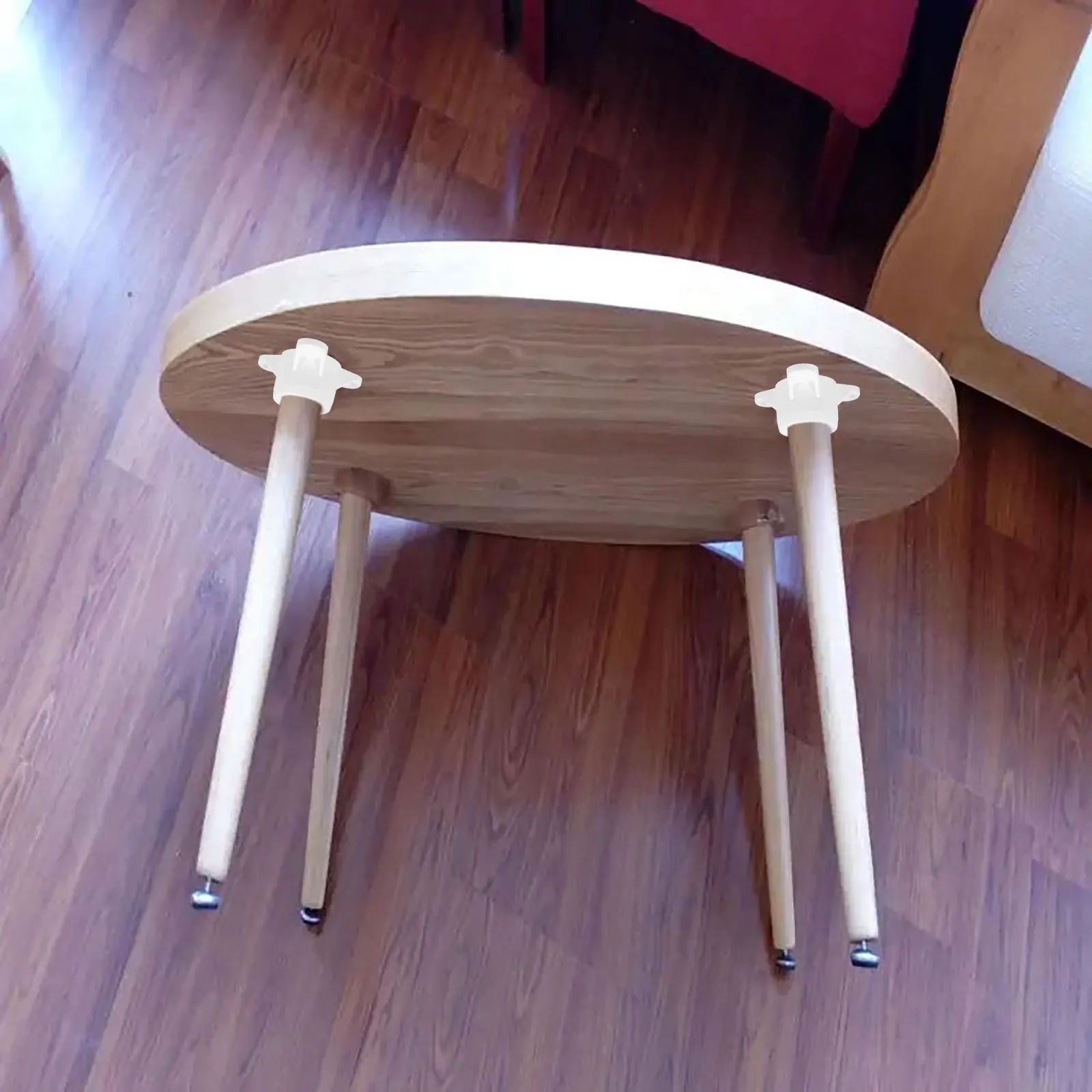 

10Pcs Table Leg Caps PVC Accessories Stable Firm Fixing Caps Anti-Scratch Furniture Leg Covers Table Parts PVC Pipe Fittings