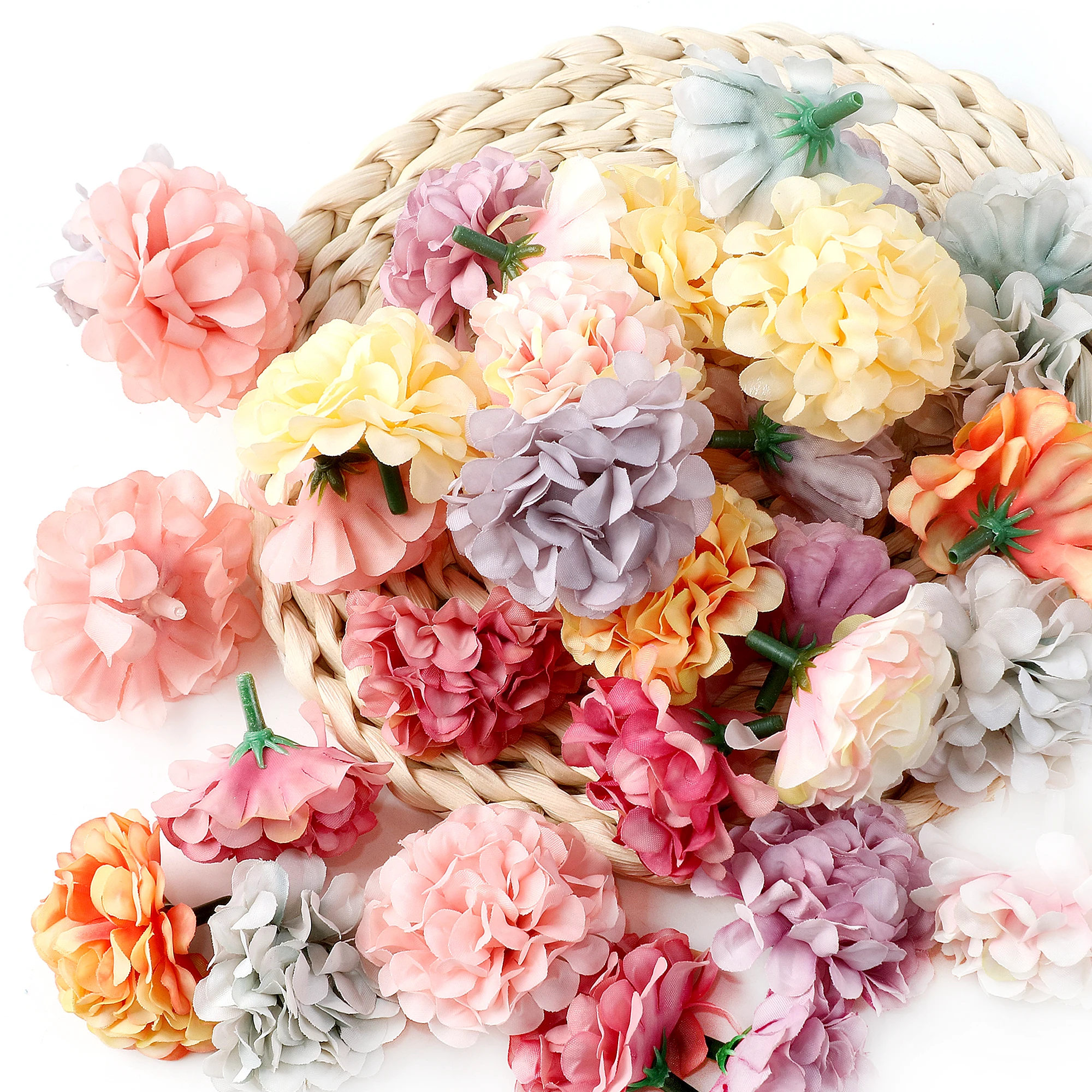 Imitation hydrangea,Making Supplies, DIY Craft for Keychain, Lanyard, Necklace, and Accessories -for Creative Projects
