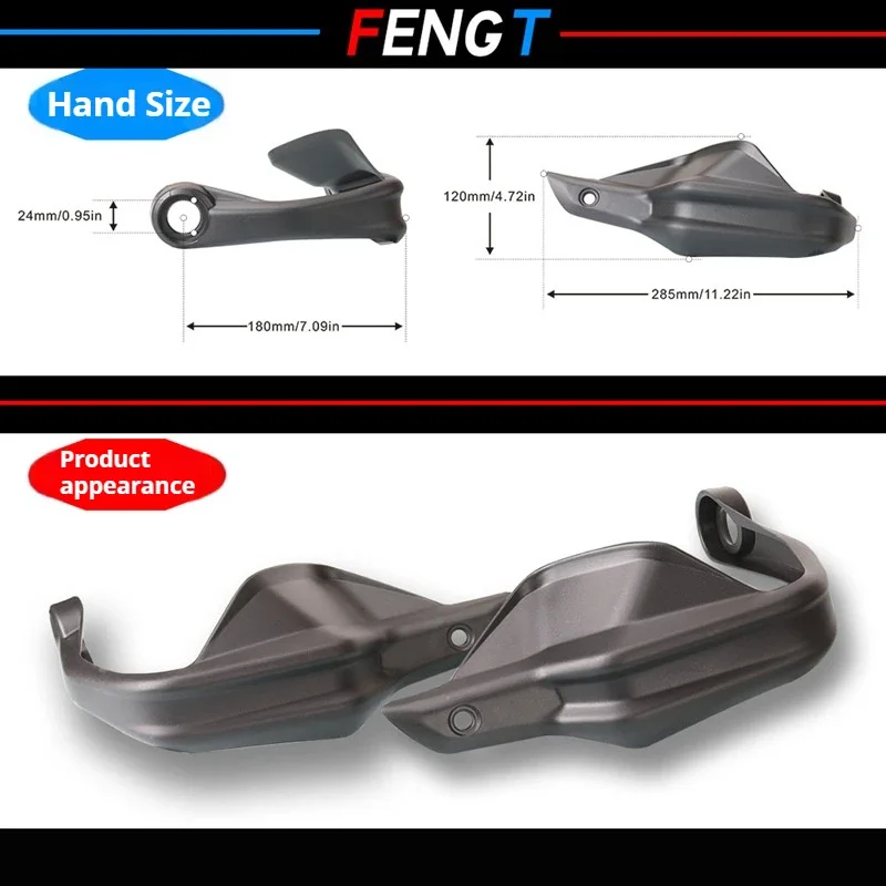 For KYMCO Rowing/CT250/CT300/ST250 S350 Modified Motorcycle Hand Guard Handle Windshield Accessories