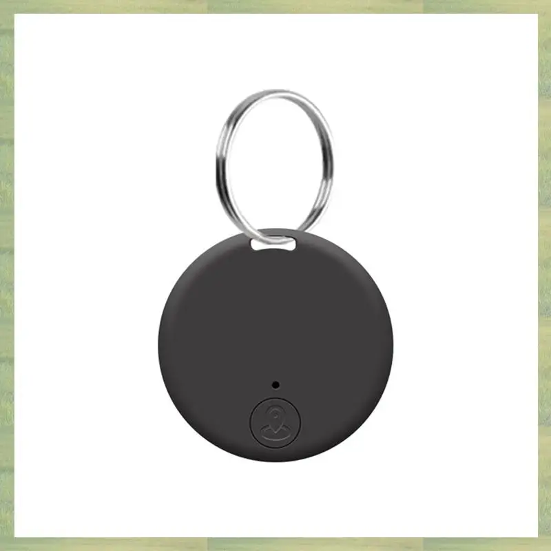 N15R-4X Mini GPS Tracker Wireless Bluetooth 5.0 Anti-Lost Device Smart Locator Pet Key Wallet Tracker With Key Ring Black